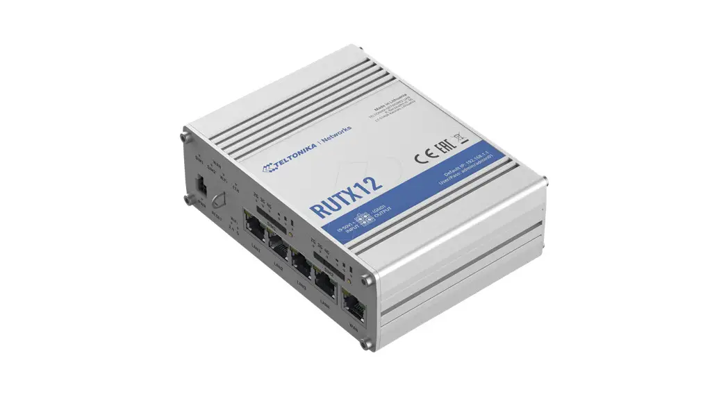 Teltonika Rutx12 4g Router User Guide