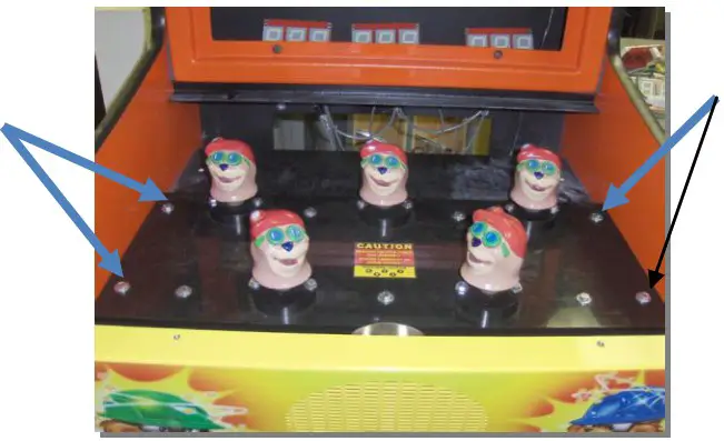 Whac A Mole SE Arcade Games - Procedure 3 Instructions 14