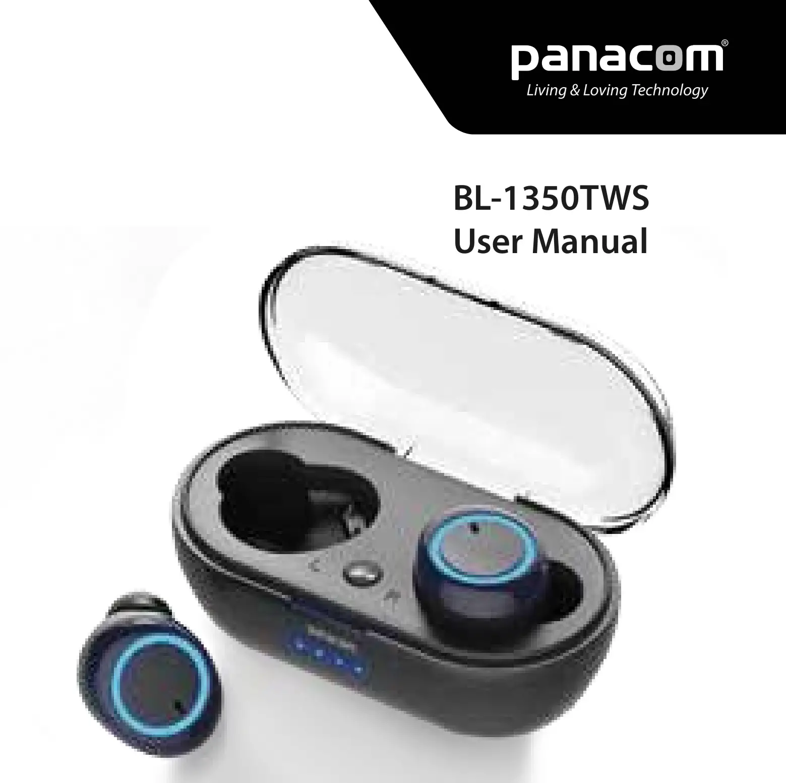 panacome BL-1350TWS Bluetooth Earbuds User Manual