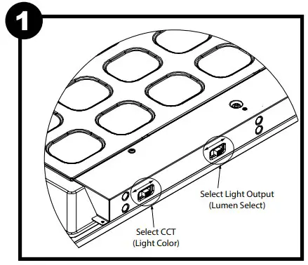AcuityBrands CPX Series LED Flat Panel Light Fixture - fig 1