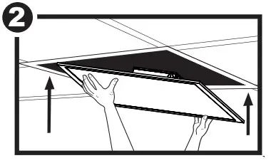 AcuityBrands CPX Series LED Flat Panel Light Fixture - fig 2