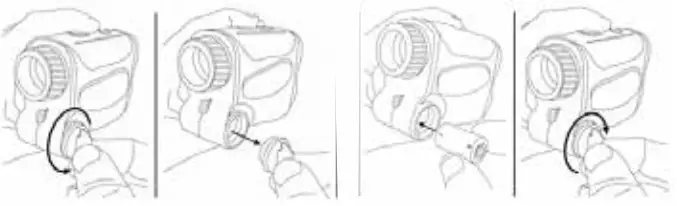 CARSON RF 700 LiteWave Pro 650 Yard 6x Power Laser Rangefinder - Figure 5