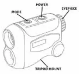 CARSON RF 700 LiteWave Pro 650 Yard 6x Power Laser Rangefinder - Overview
