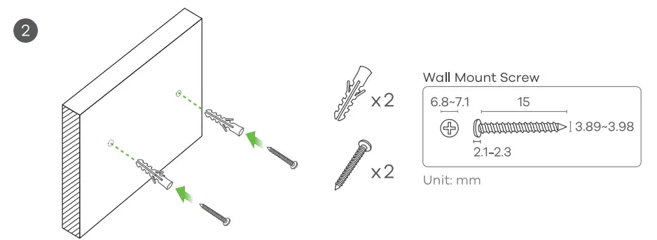 Wall Mounting (Optional)