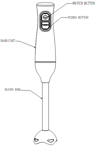anko HB5018-SA Handheld Blender-FIG2