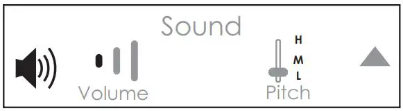 SUB-ZERO ICBID-RP Integrated Drawer Refrigerator User Manual - ALARM VOLUME AND PITCH SCREEN