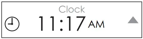 SUB-ZERO ICBID-RP Integrated Drawer Refrigerator User Manual - CLOCK SCREEN