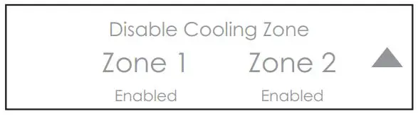 SUB-ZERO ICBID-RP Integrated Drawer Refrigerator User Manual - ZONE DISABLE