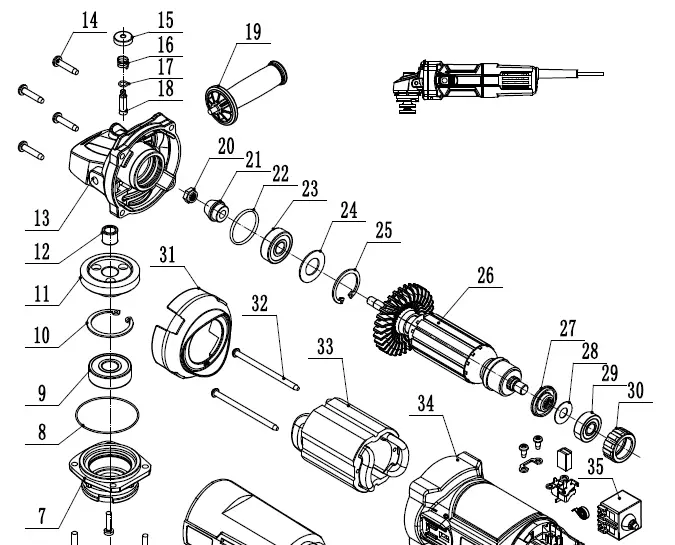 FERM-AGM1110P-710W-Angle-Grinder-4