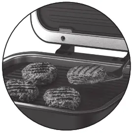 SHAQ B424145 10x8 inch Grill and Press with Removable -STEP 4