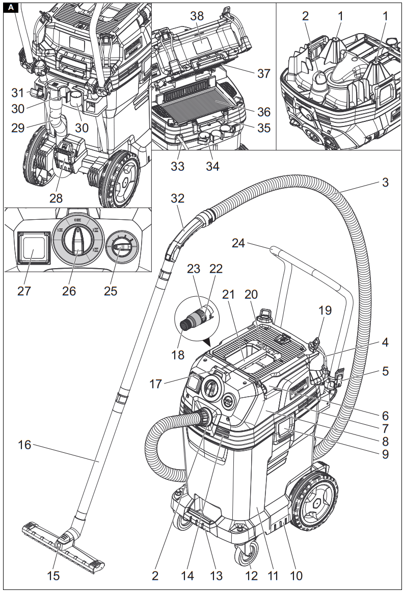 K RCHER NT 30 Dry Vacuum Cleaner - fig