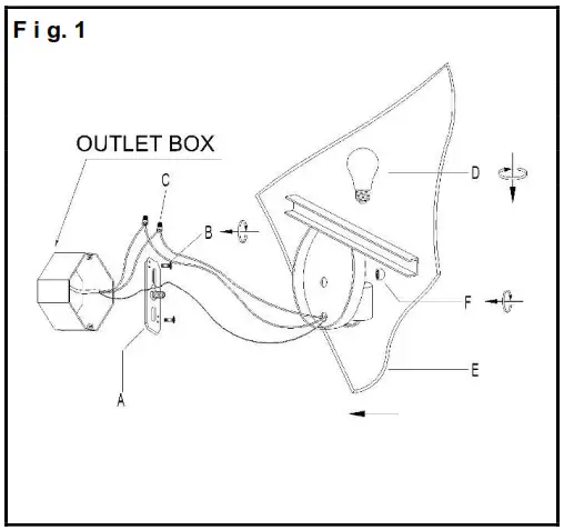 George Kovacs P5770 084 Grid Wall Light - MOUNTING THE FIXTURE