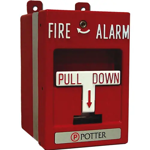 POTTER RMS6T Pull Station Single Action DPDT