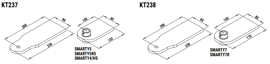 FASTENING BRACKETS