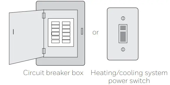 Honeywell RTH2300B1012 Programmable Thermostat - Power Back On