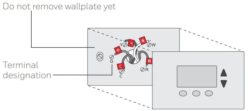 Honeywell RTH2300B1012 Programmable Thermostat - Remove Old Thermostat