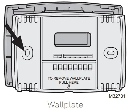 Honeywell RTH2300B1012 Programmable Thermostat - Separate Wallplate