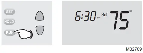 Honeywell RTH2300B1012 Programmable Thermostat - period begins