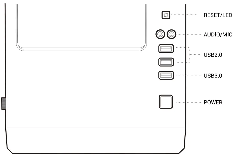 Installation the Front I/O connection