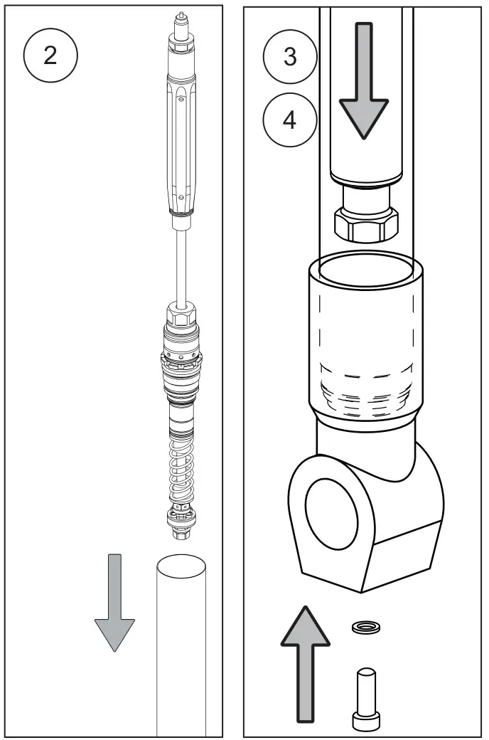 HLINS FKR 130 Cartridge Kit Racing - Figure 2,3,4