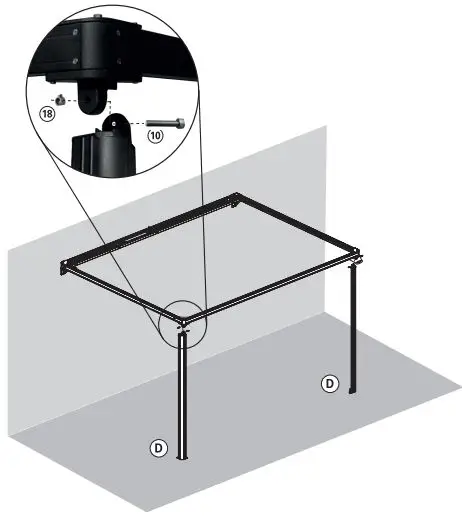 HORNBACH 10329557 Pergola Awning Motorised-fig14