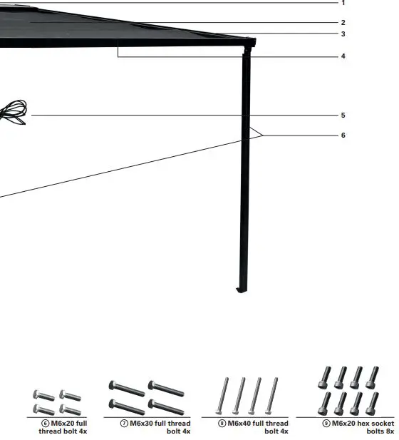 HORNBACH 10329557 Pergola Awning Motorised-fig3