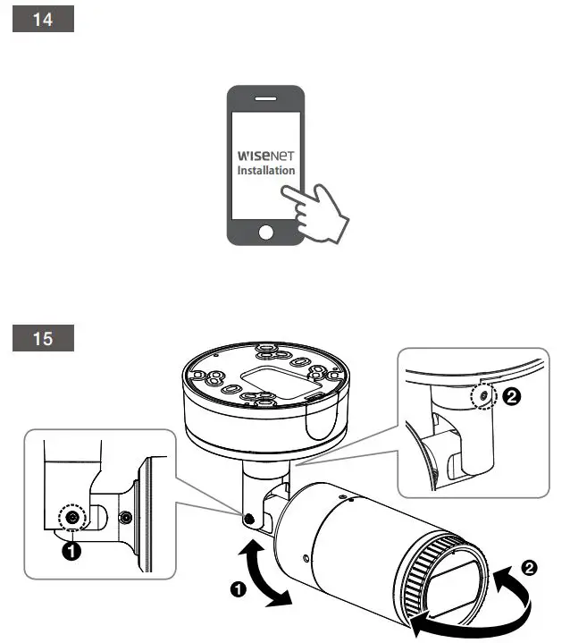 Wisenet PNO-A9081R Network Camera User Manual - Outdoor Bullet Camera - INSTALLATION