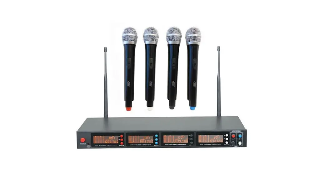 Audio 2000 S Awm6036u Usb Powered Uhf Wireless Microphone System Owner's Manual Audio 2000 S Awm6036u Usb Powered Uhf Wireless Microphone System Owner's Manual
