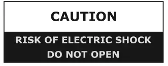 Audio 2000 s AWM6036U USB Powered UHF Wireless Microphone - caution