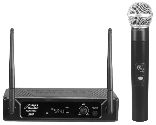 Audio 2000 s AWM6036U USB Powered UHF Wireless Microphone