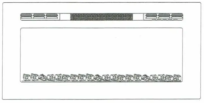 GREYSTONE W31BCFW 31 In-Flat Insert Electric Fireplace --