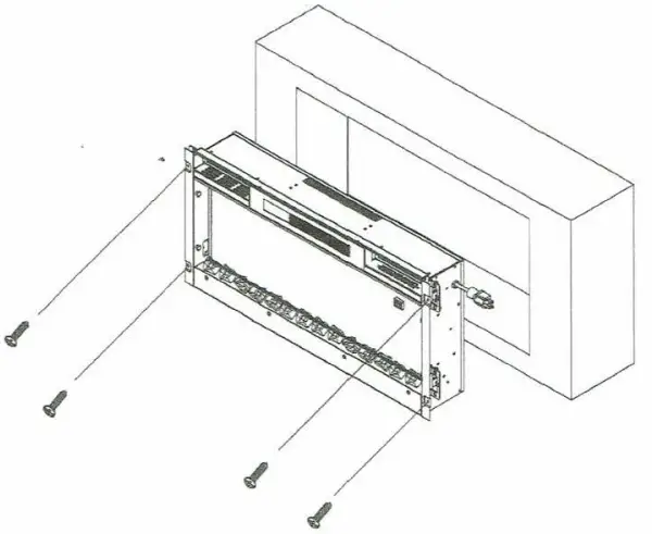GREYSTONE W31BCFW 31 In-Flat Insert Electric Fireplace -- pareparation3