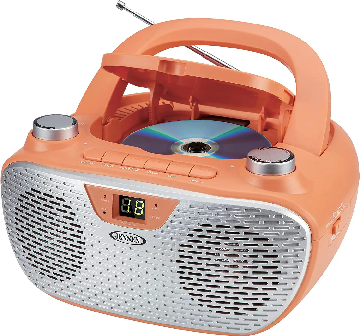 JENSEN CD-485 Portable Stereo Compact Disc Player Stereo Radio