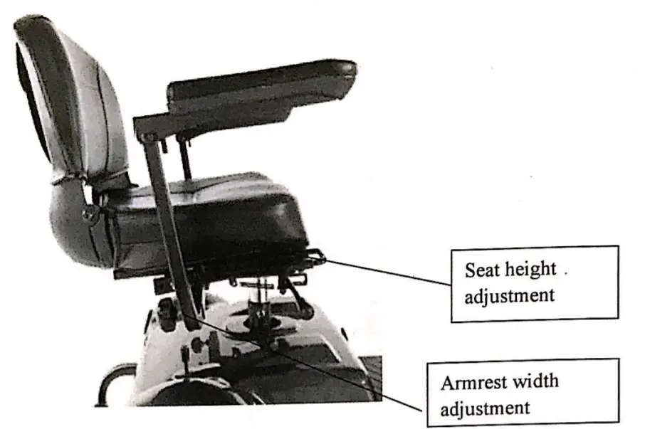 DAYMAK 4 Wheeled Electric Mobility Scooter -FIGURE 4