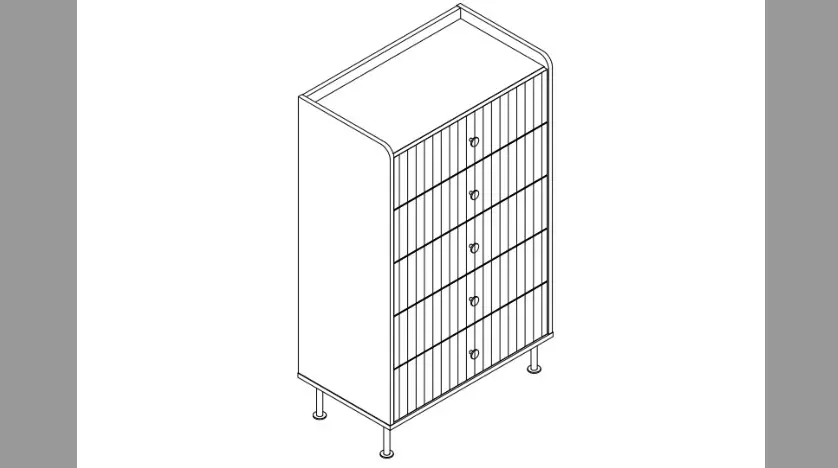Matt Blatt Mbsaupacdwa Sao Paulo Chest Of Drawers User Guide