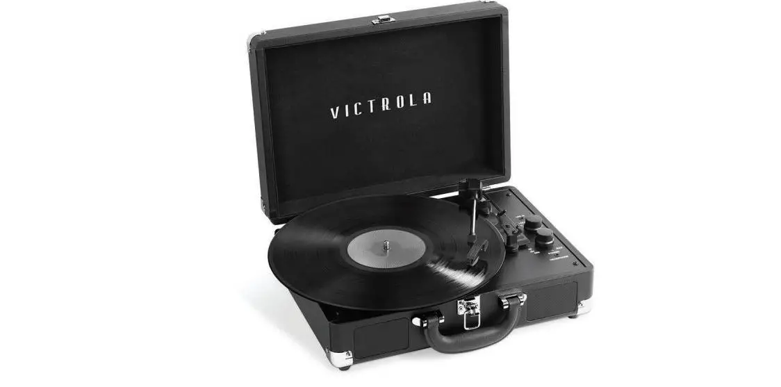Victrola Vsc-400sb Bluetooth Suitcase Record Player With 3-speed Turntable Instruction Manual
