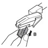 VICTROLA VSC-400SB Bluetooth Suitcase Record Player with 3-Speed Turntable Instruction Manual - Pull the stylus out toward the direction