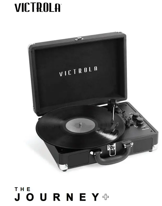 VICTROLA VSC-400SB Bluetooth Suitcase Record Player with 3-Speed Turntable Instruction Manual