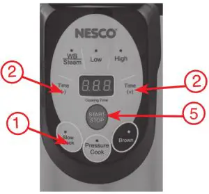 NESCO NPC-9 9-Quart Smart Canner and Cooker - SLOW COOKING