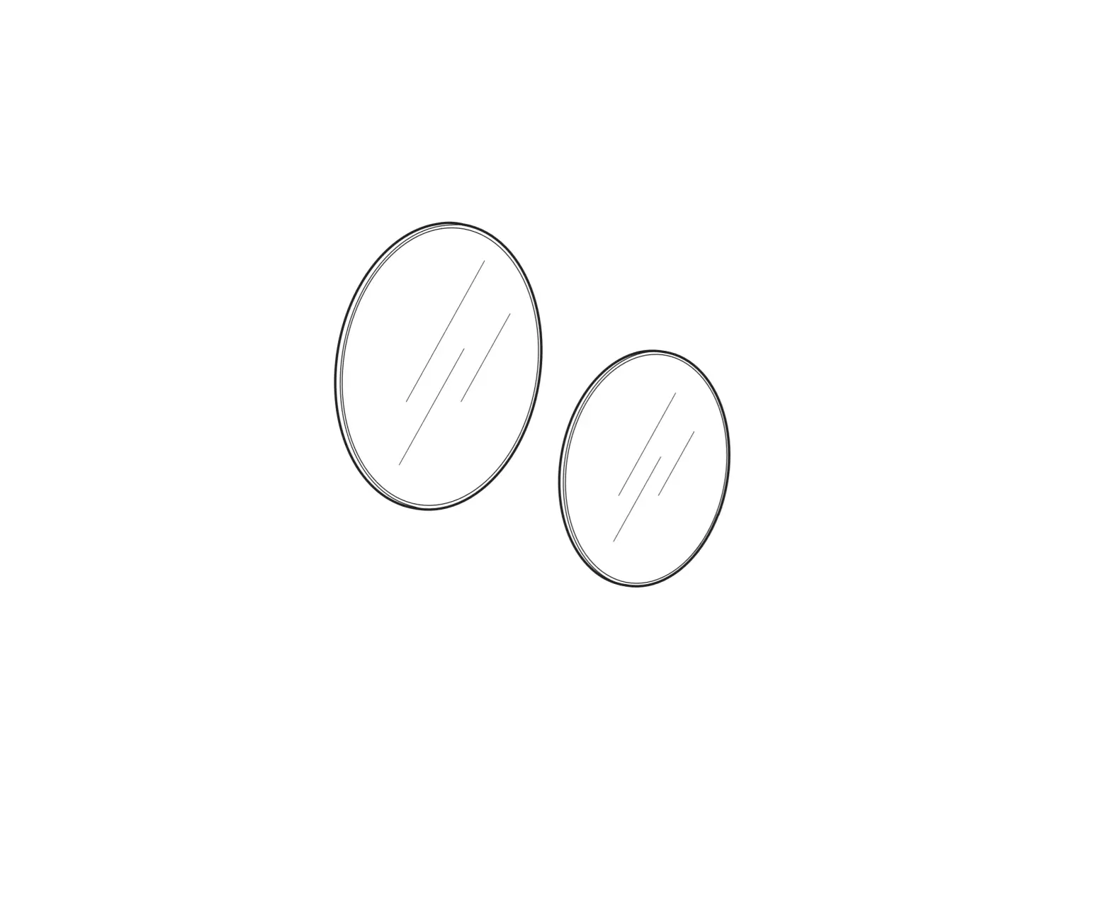 Ikea Plombo Mirror Set Of 2 Installation Guide