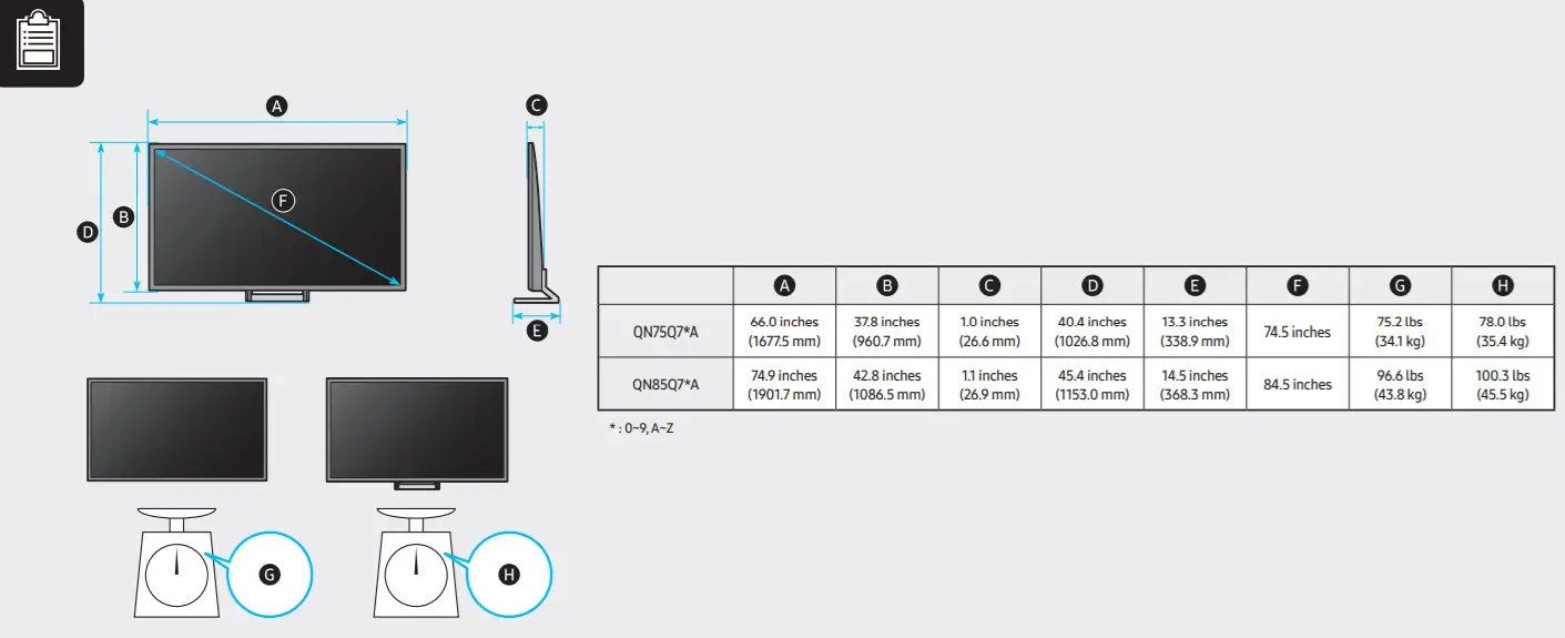 SAMSUNG QN85Q7 A 85 inch QLED 4K UHD HDR Smart -FIGURE 9