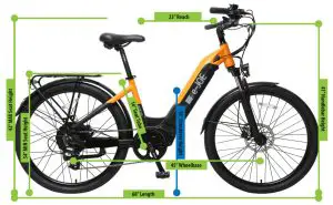 e-JOE JADE Electric Comfort Cruiser Bicycle --e-JOE JADE Electric Comfort Cruiser Bicycle