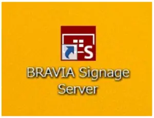 Update BRAVIA Signage Server