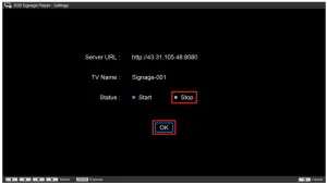 Configure BRAVIA Signage