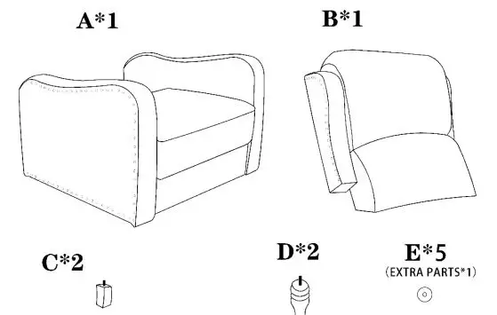 HULALA HRCXA0266 SOFA fig1