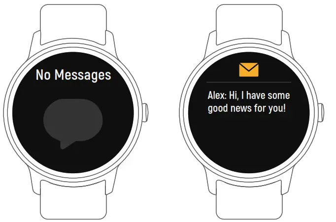 foreVive 2 SB-330 Smartwatch - Messages