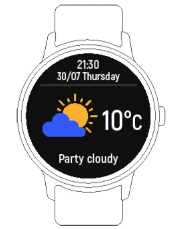 foreVive 2 SB-330 Smartwatch - Weather