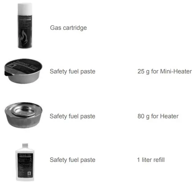 NOUVEL 400960 Cheese Fondue set Instructions - Fuel