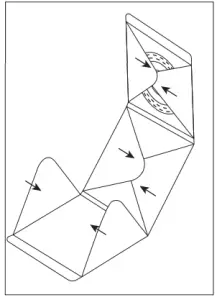 anko 43076918 Studio Tent Box - Folding steps 2