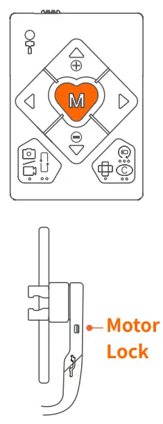 hohem iSteady Q Selfie Tripod with 1 Axis Remote Stabilizer - M Button
